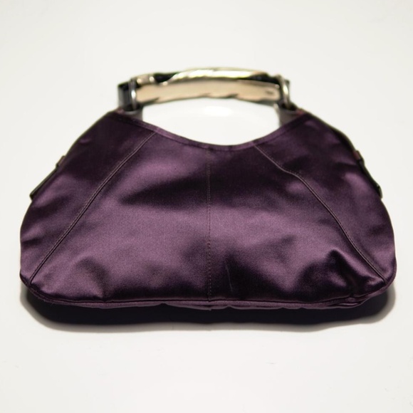Yves Saint Laurent Handbags - Tom Ford Yves Saint Laurent Purple Satin Mombosa Bag